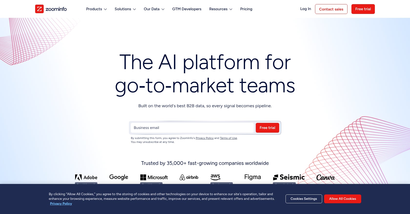 ZoomInfo Sales Screenshot