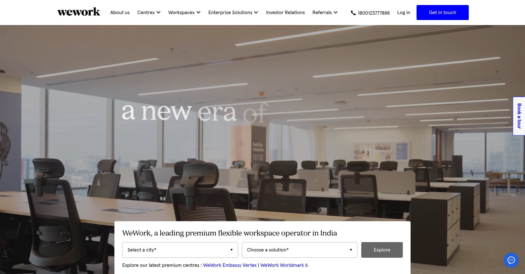 WeWork India Screenshot