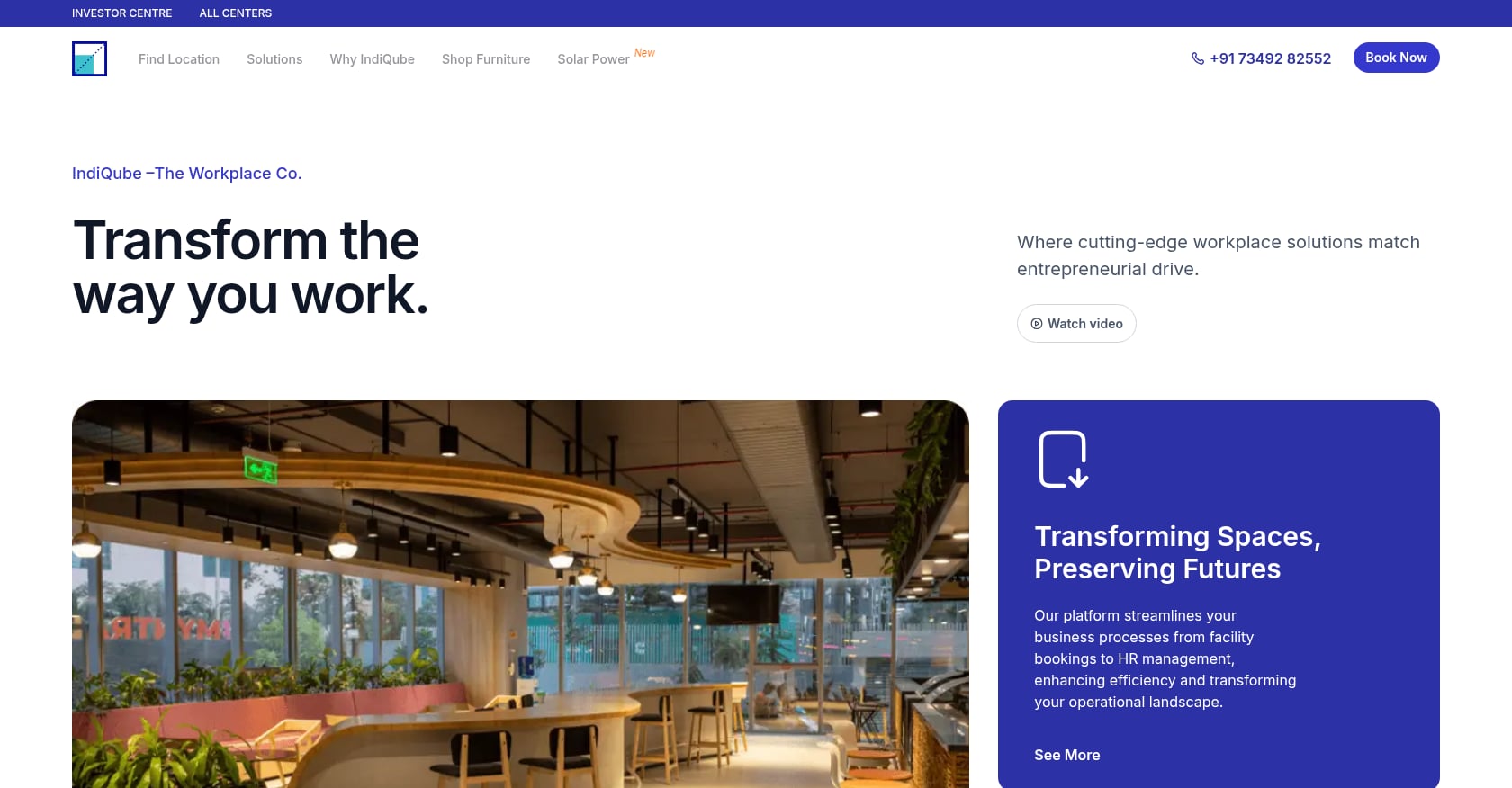 IndiQube Screenshot
