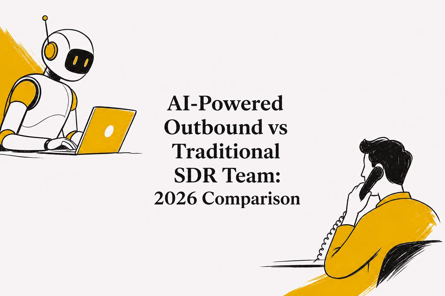 AI-powered outbound vs traditional SDR team