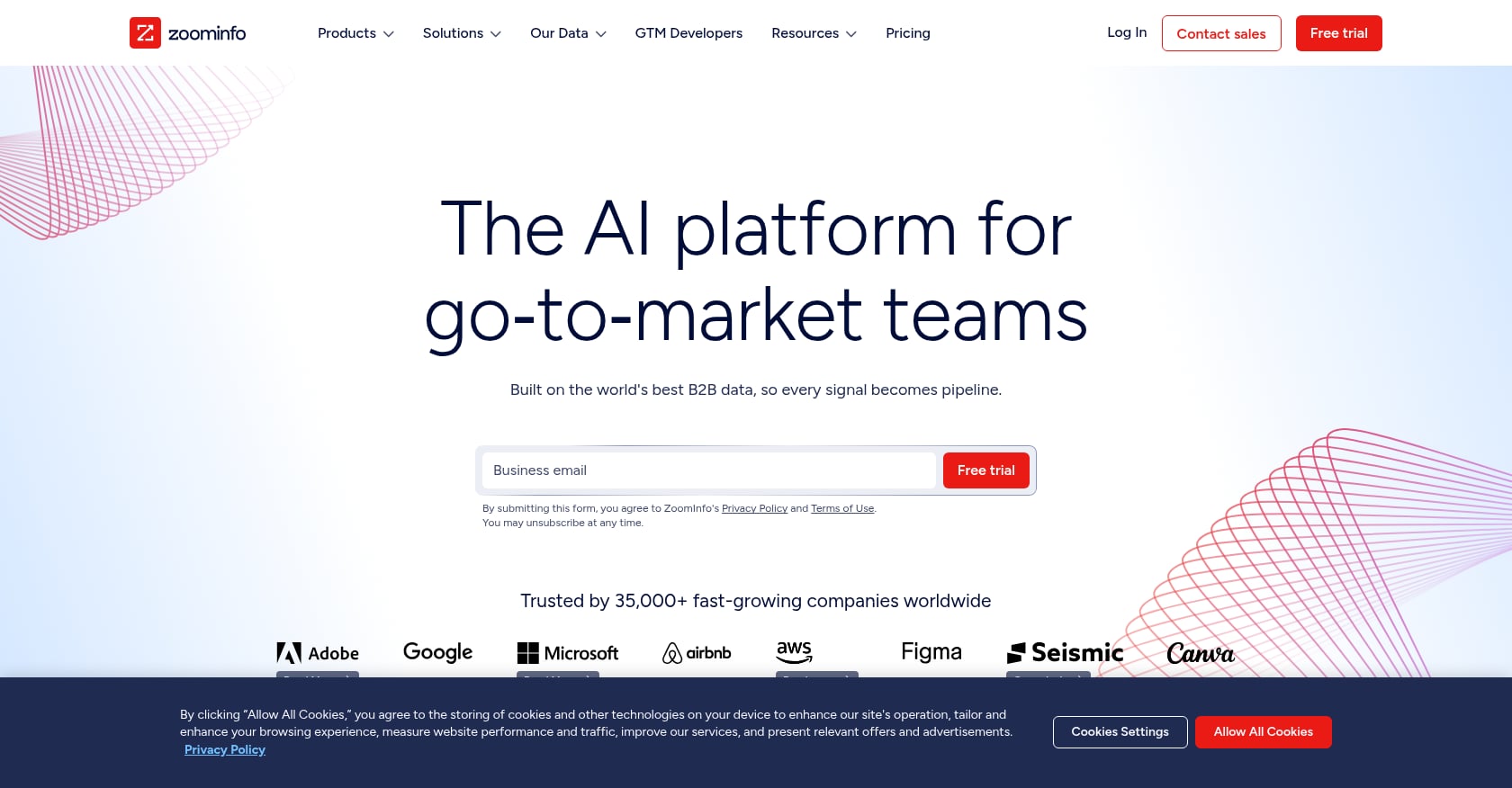 ZoomInfo Screenshot