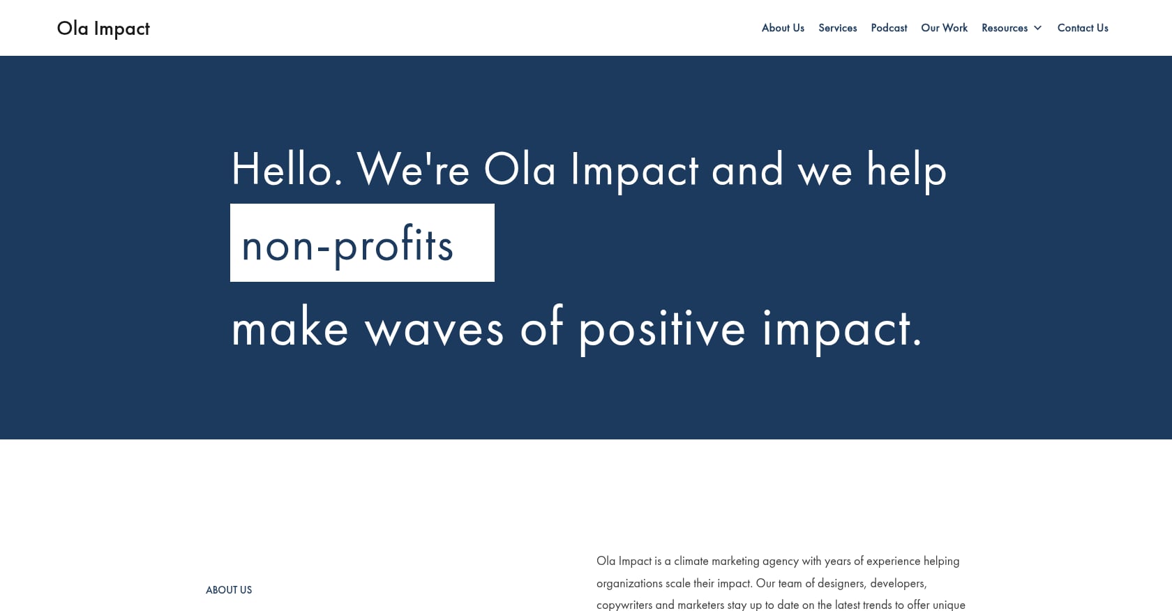 Ola Impact Screenshot