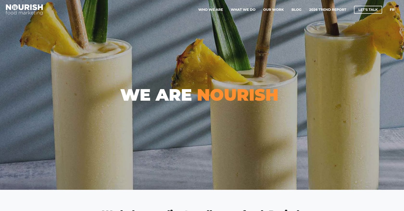 Nourish Marketing Screenshot