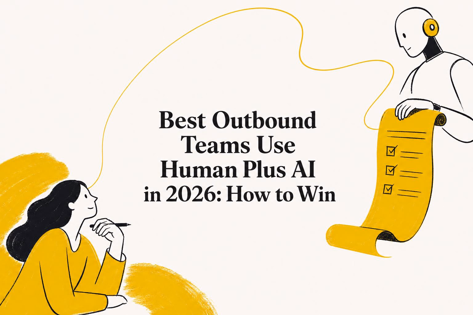 best outbound teams use human plus AI
