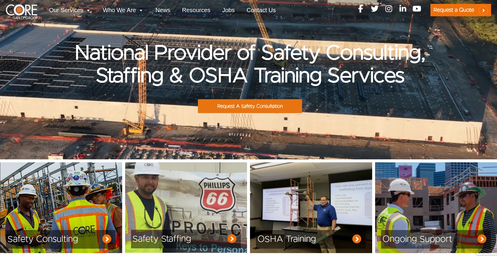 CORE Safety Group Screenshot
