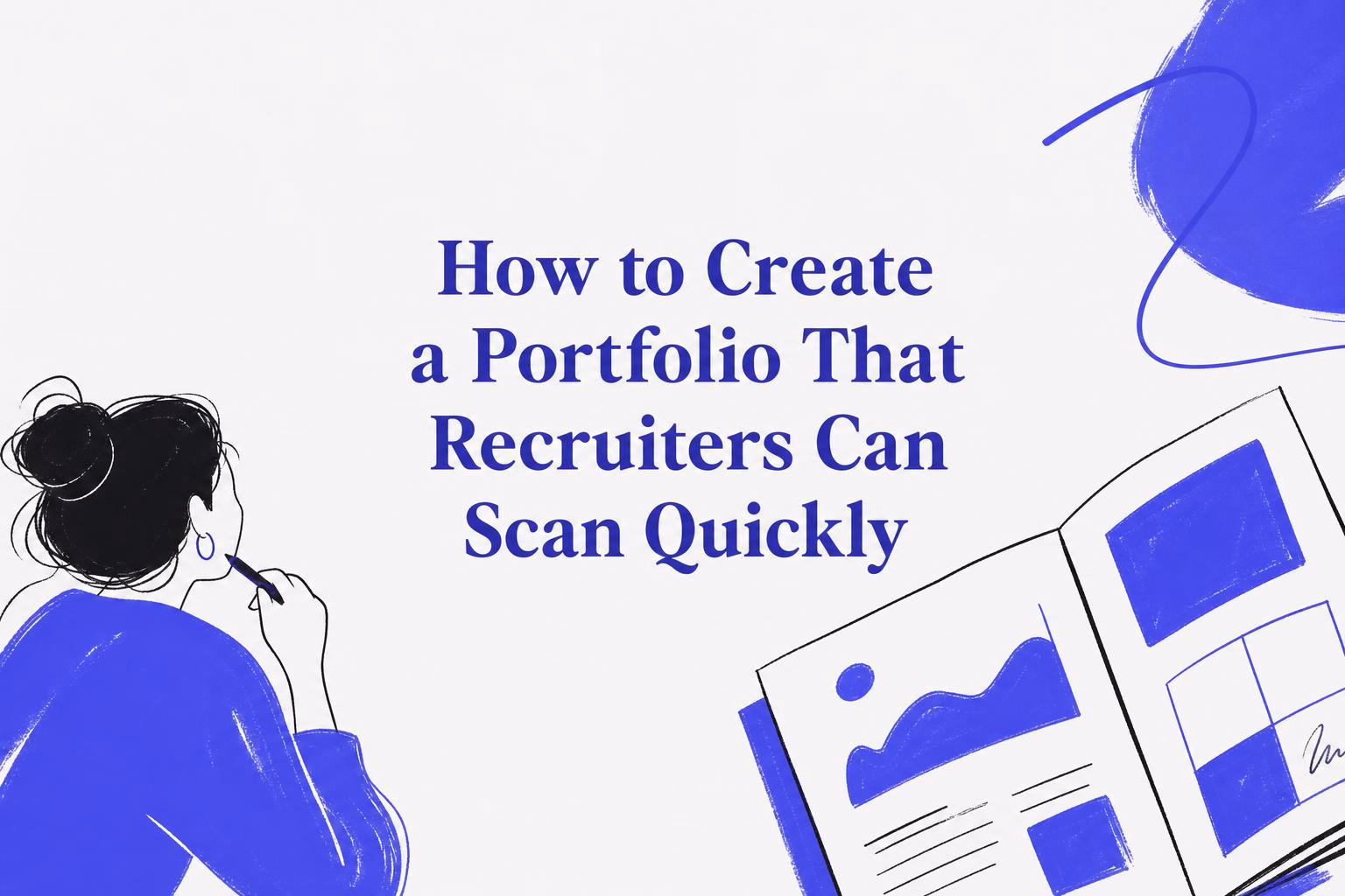 create a portfolio that recruiters can scan quickly