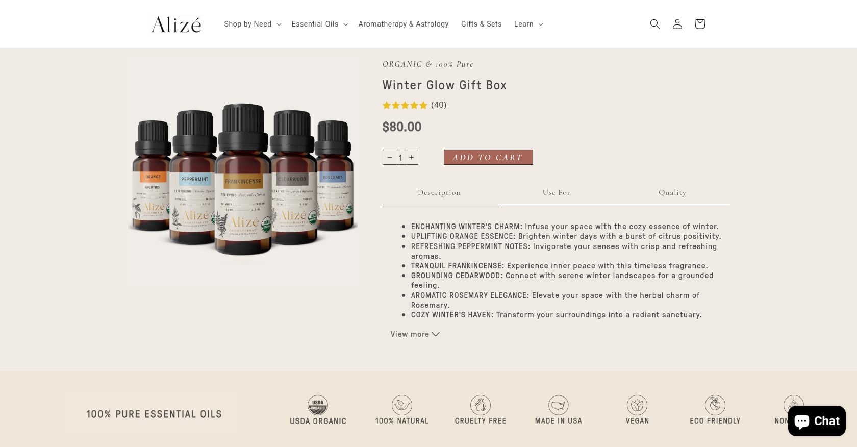 Winter Glow Gift Box Screenshot