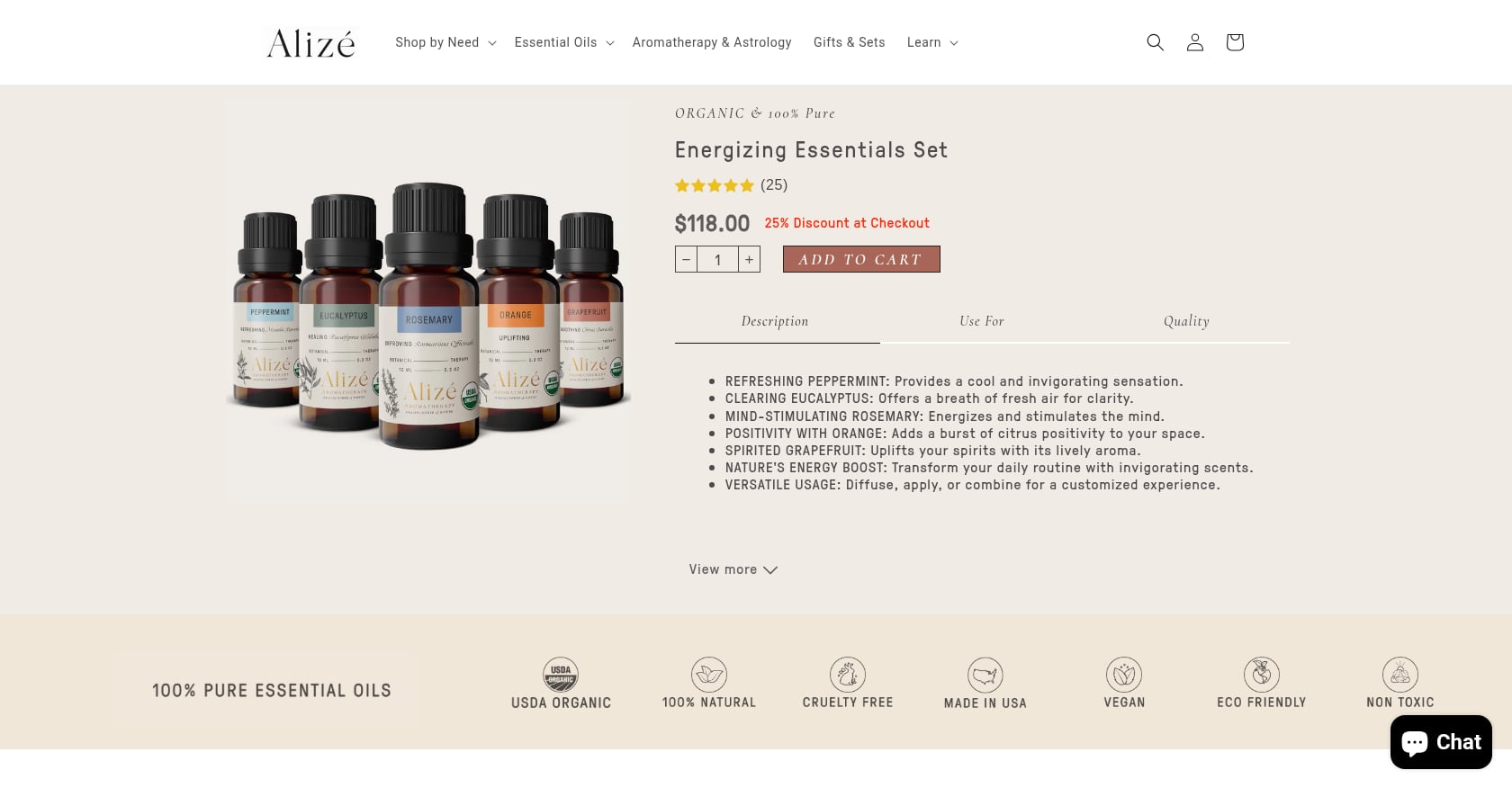 Energizing Essentials Gift Box Screenshot