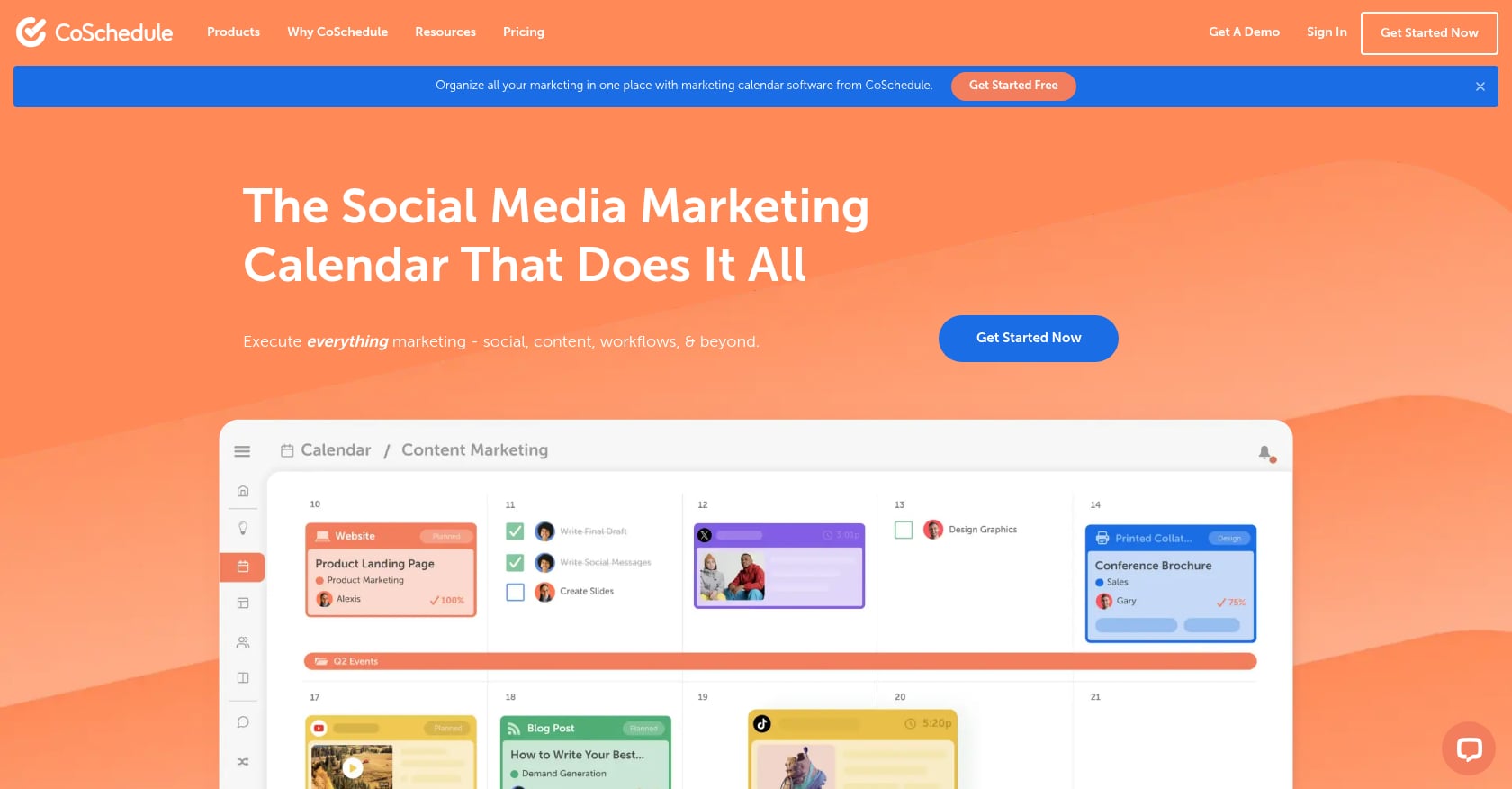 CoSchedule Screenshot