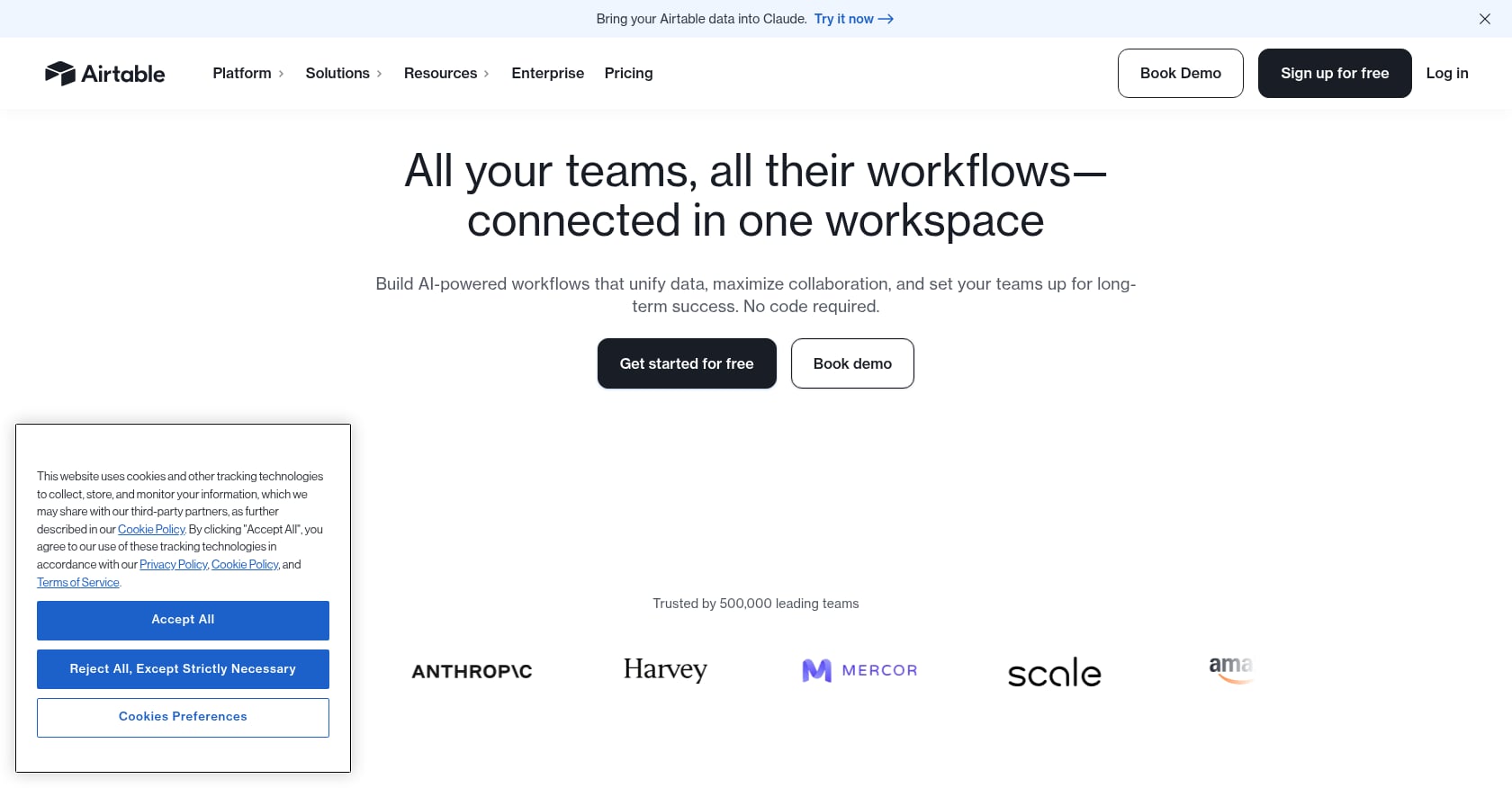 Airtable Screenshot