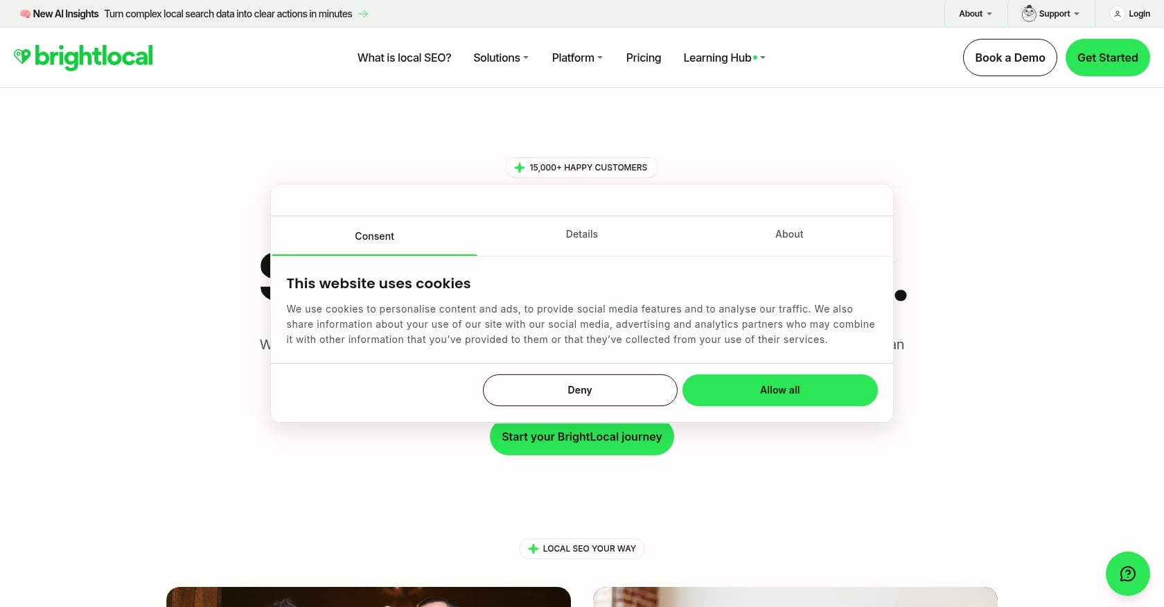 BrightLocal Screenshot
