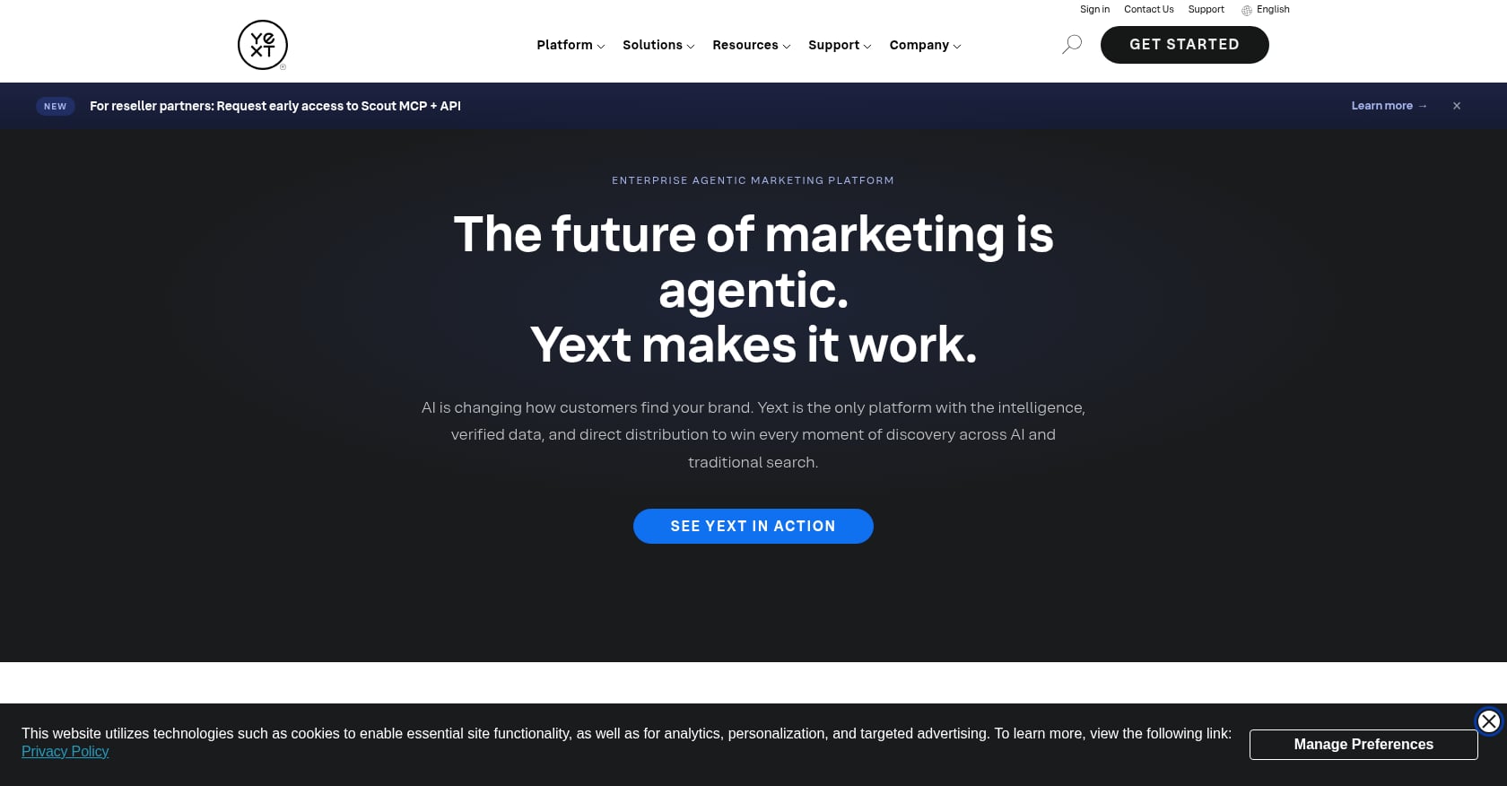 Yext Screenshot