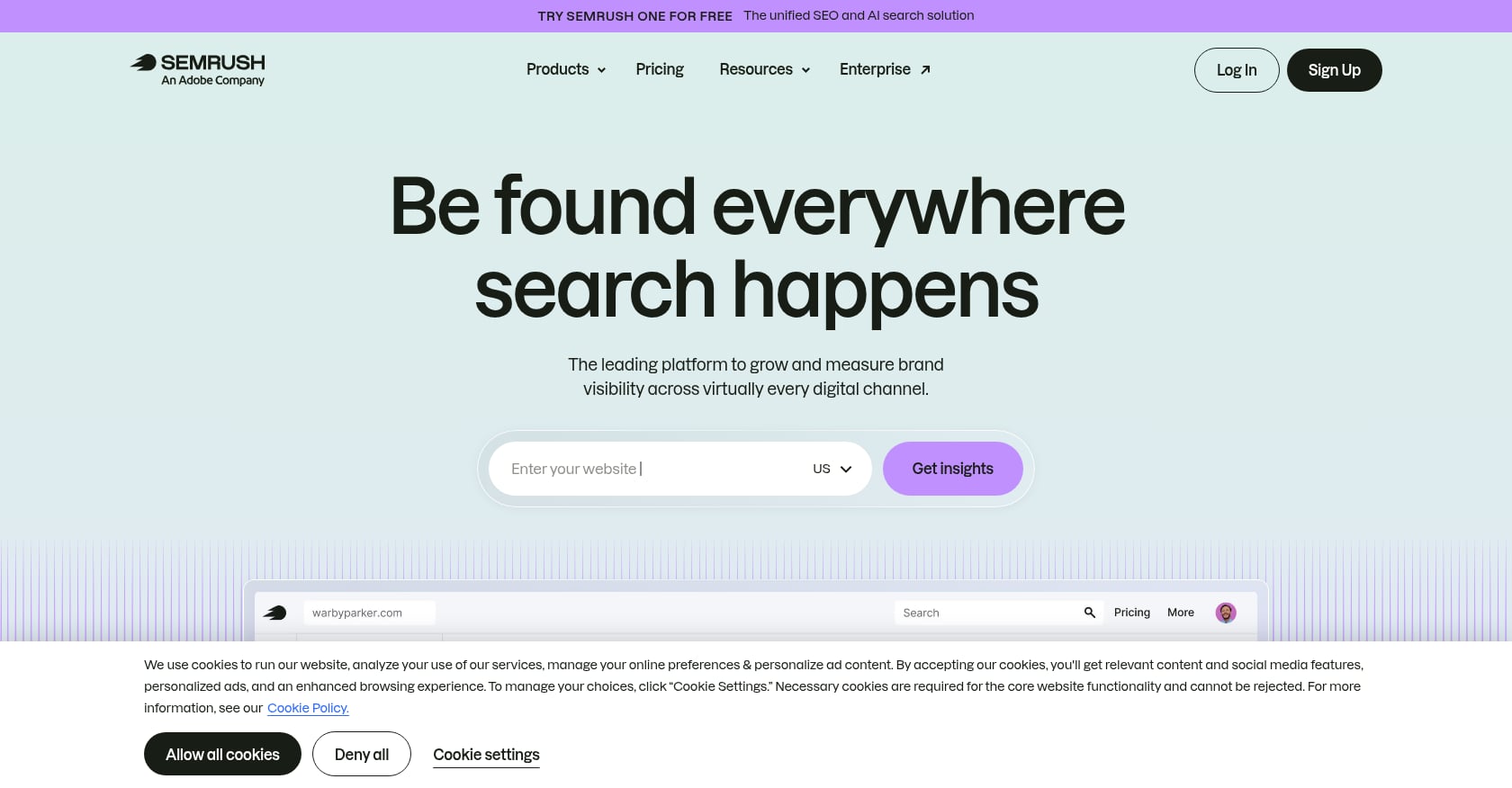 Semrush Screenshot