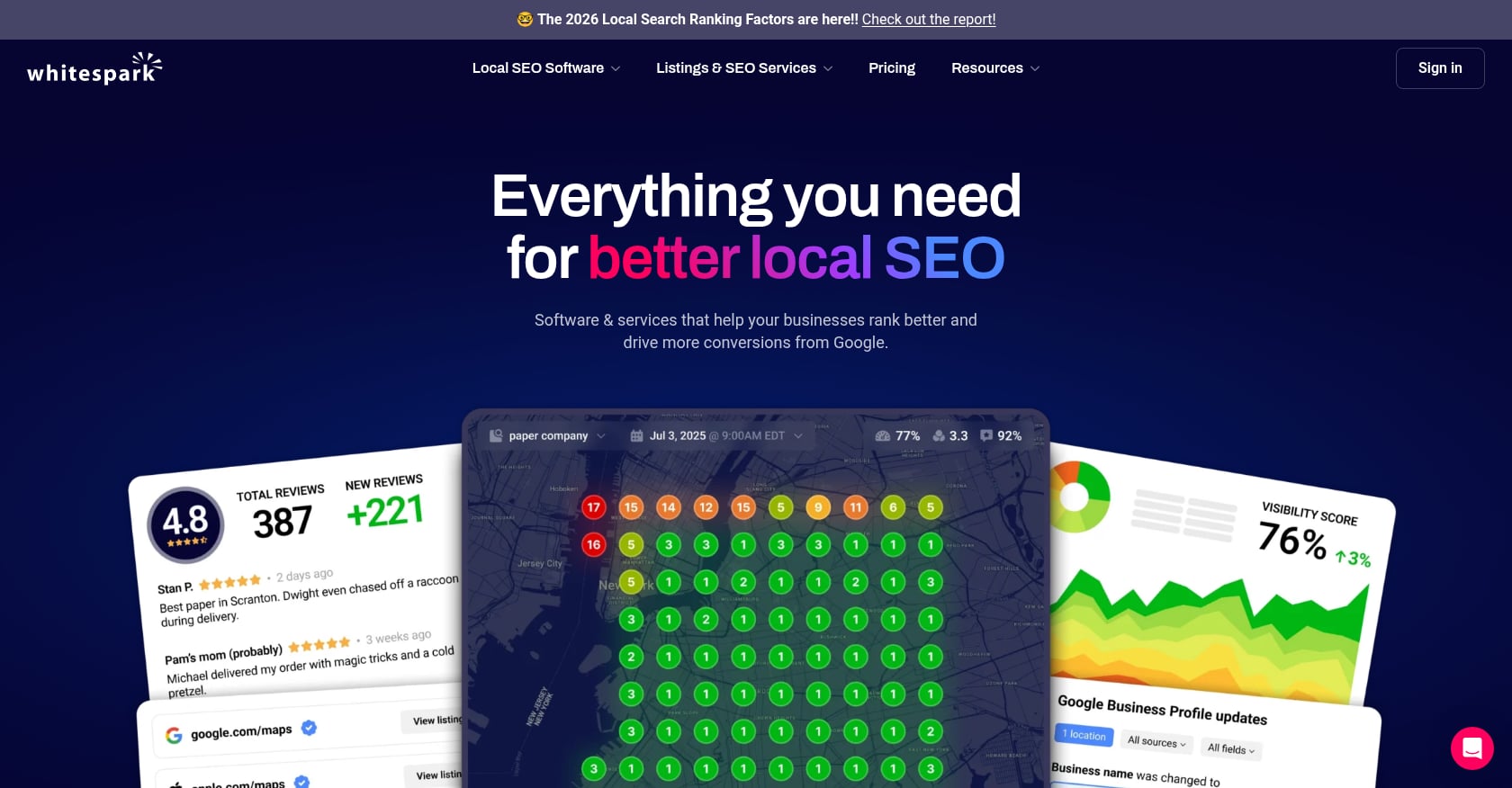 Whitespark Screenshot