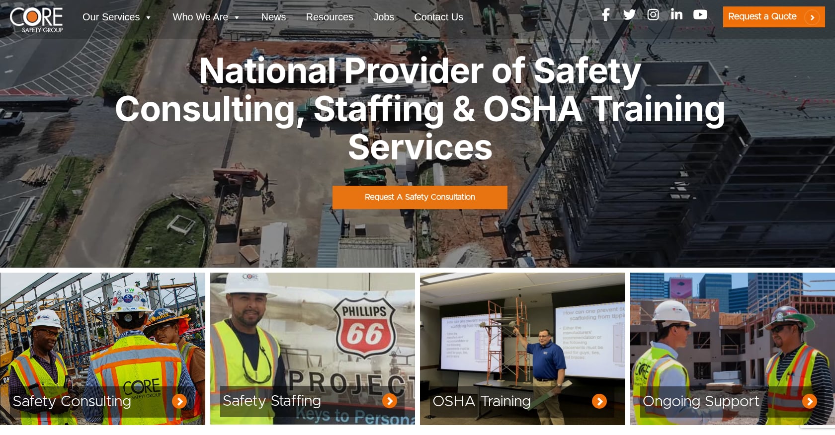 CORE Safety Group Screenshot