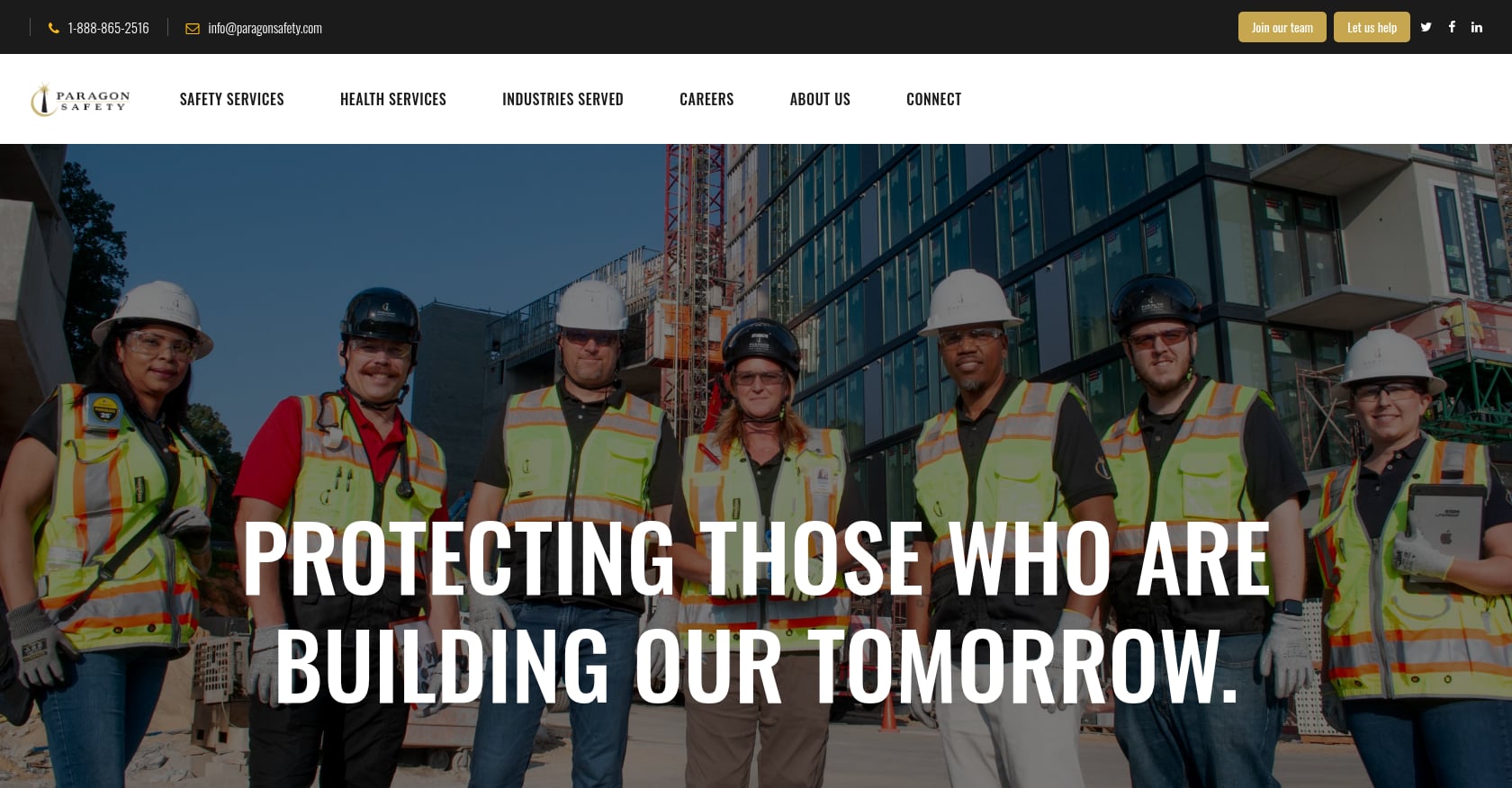Paragon Safety Group Screenshot