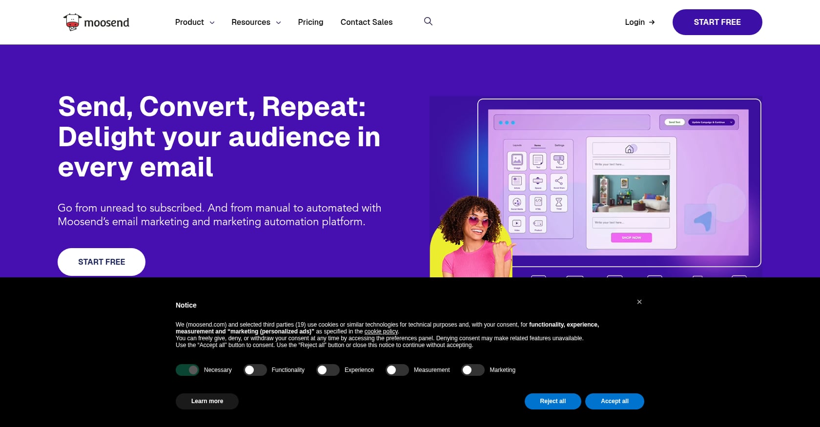 Moosend Screenshot