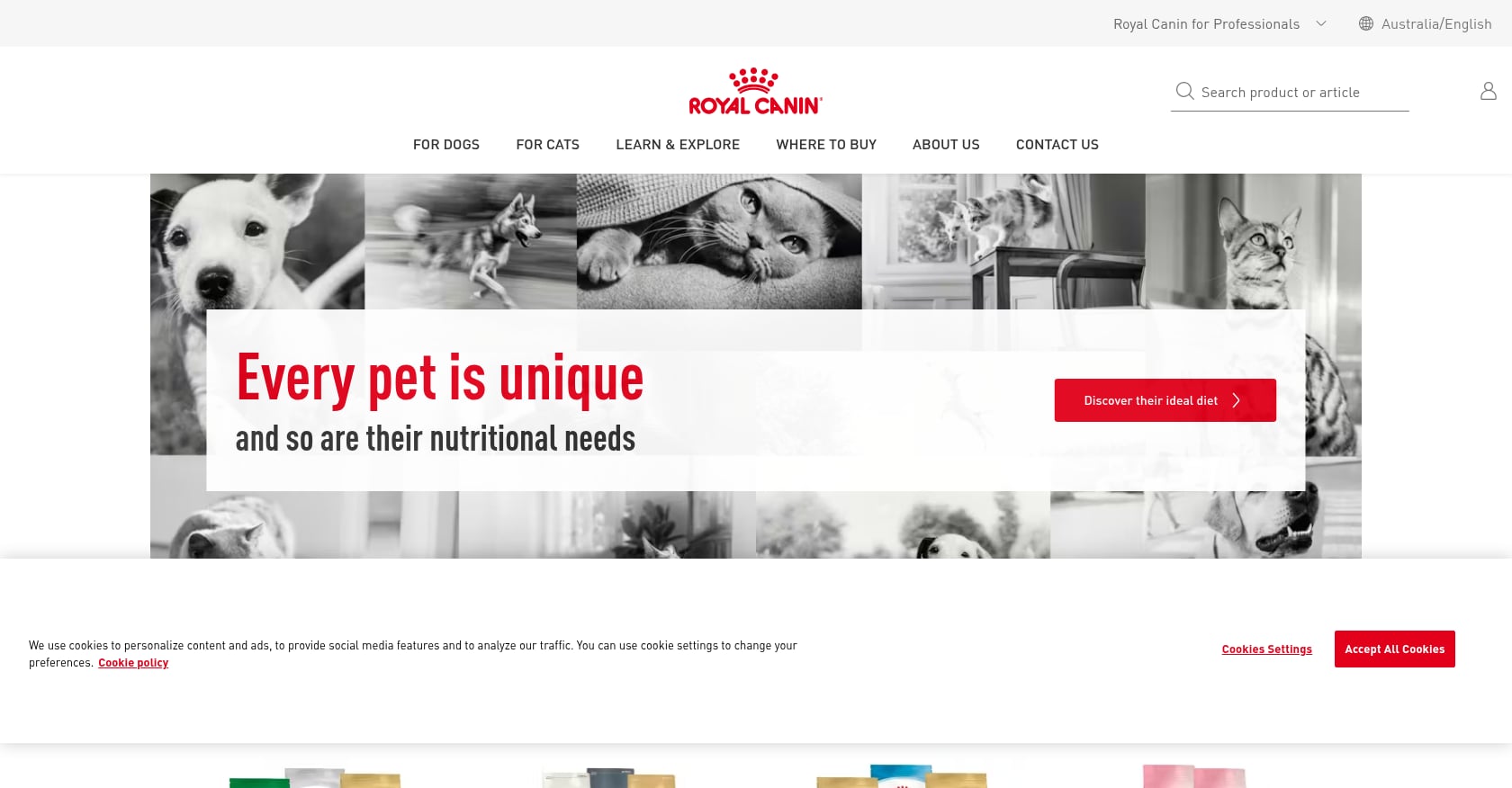 Royal Canin Screenshot