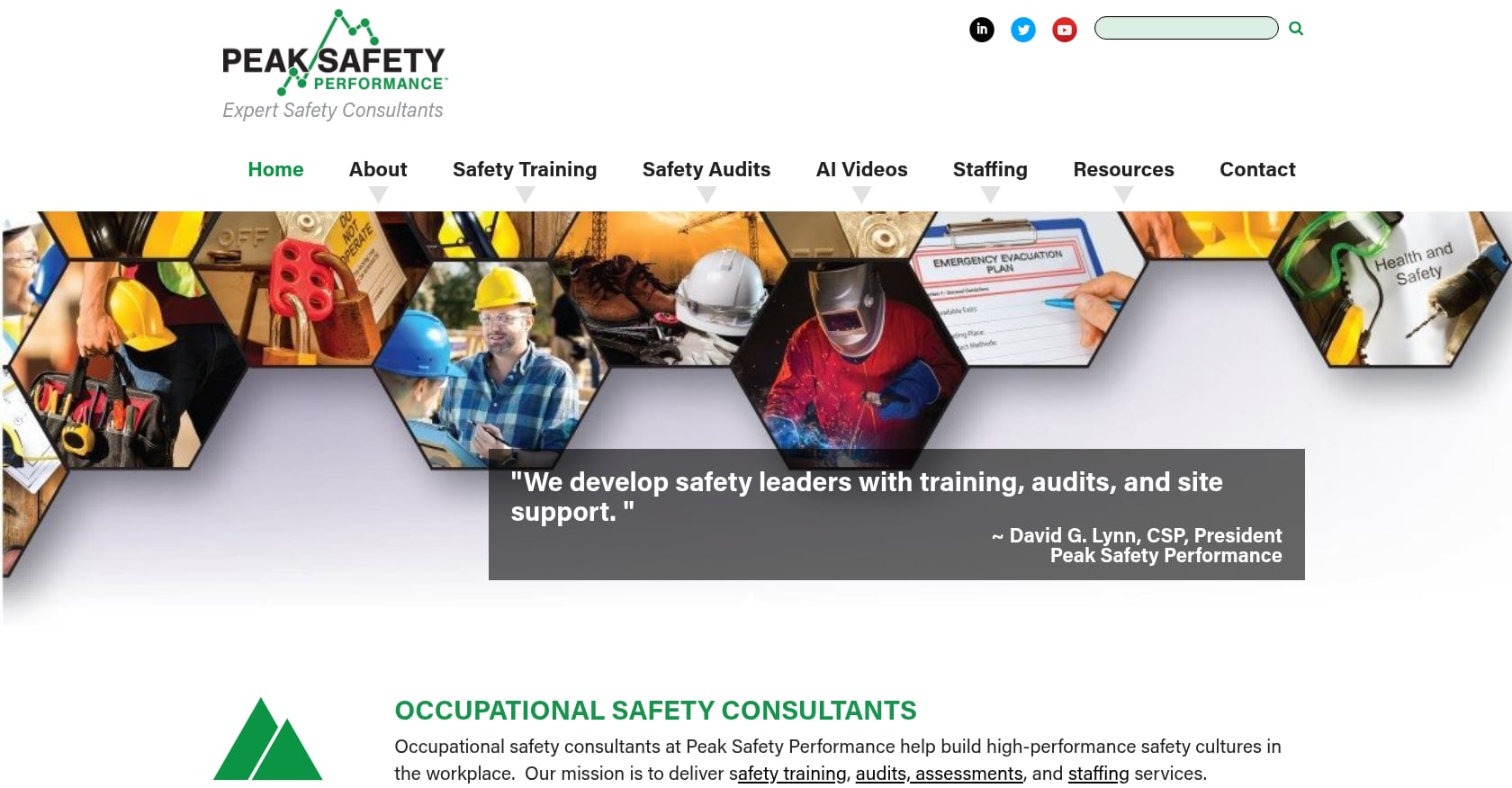 Peak Safety Performance Screenshot