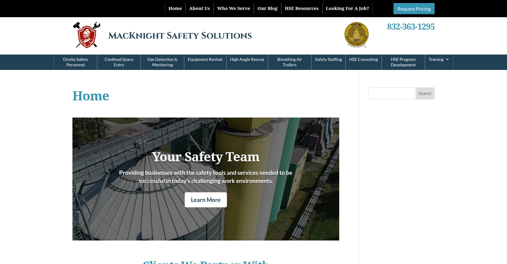 MacKnight Safety Solutions Screenshot