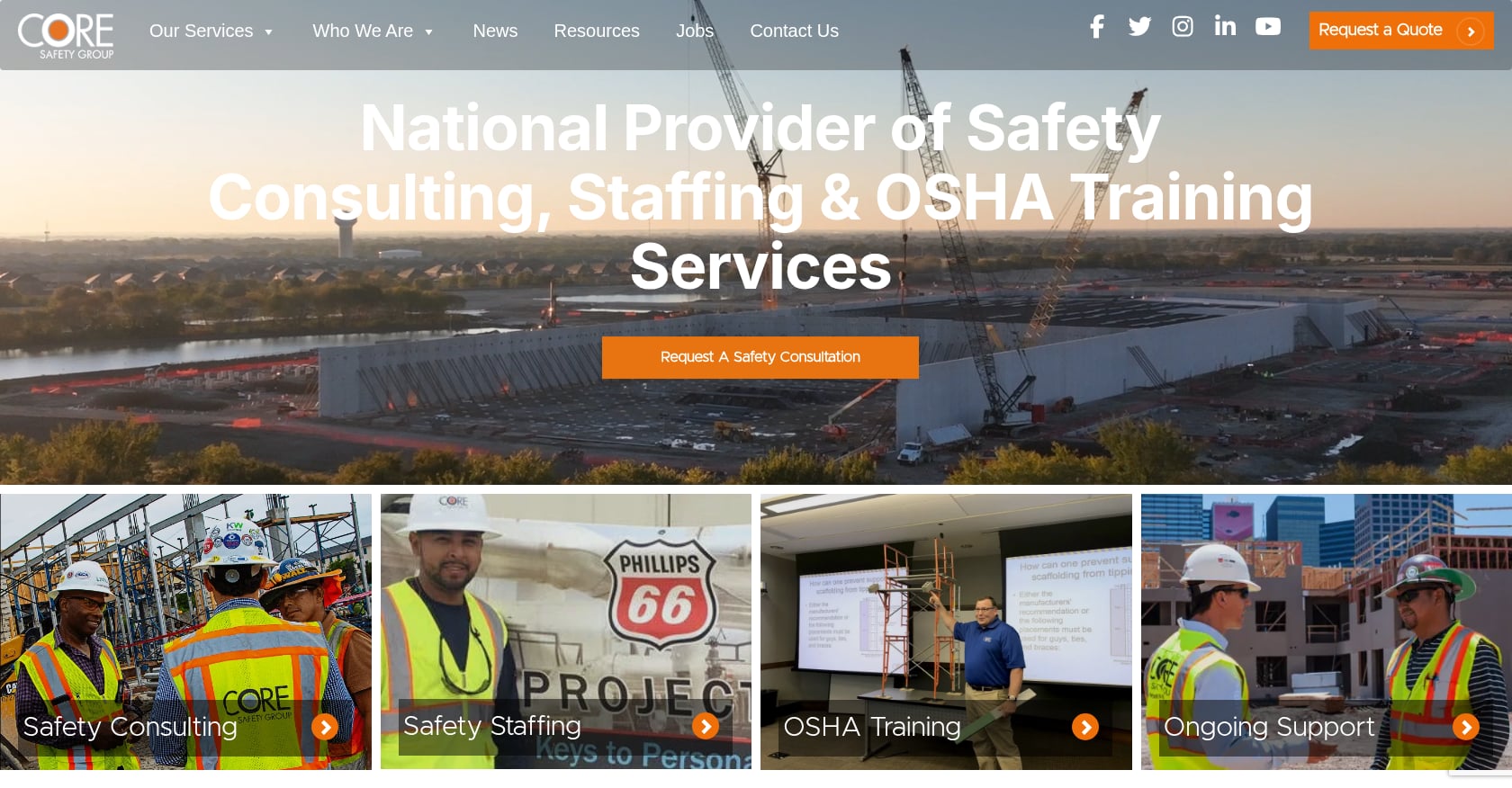 CORE Safety Group Screenshot