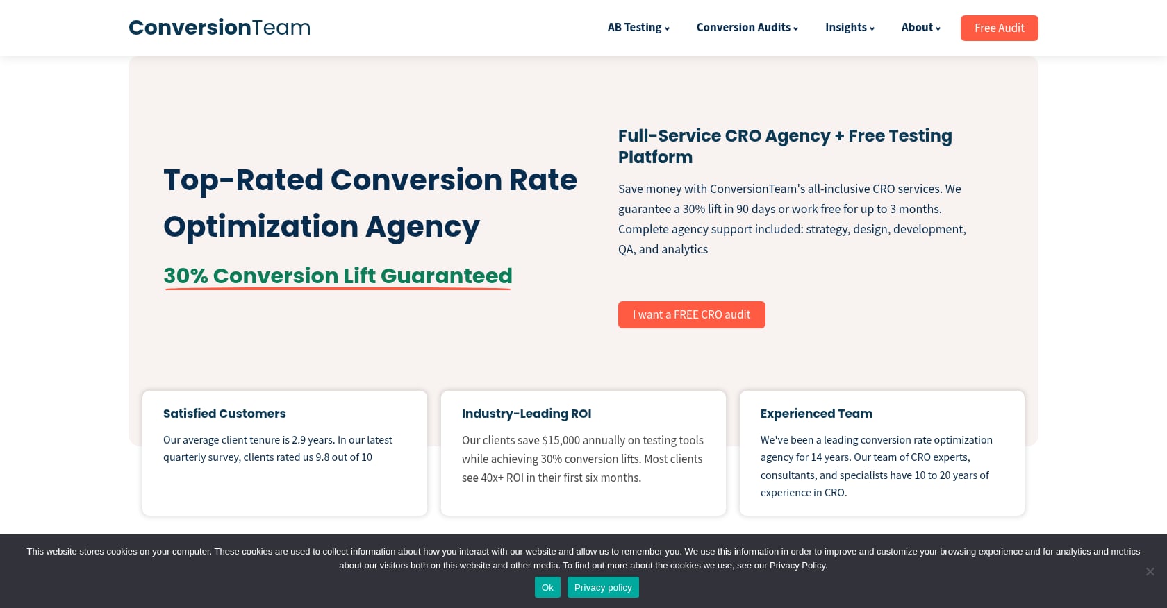 ConversionTeam Screenshot