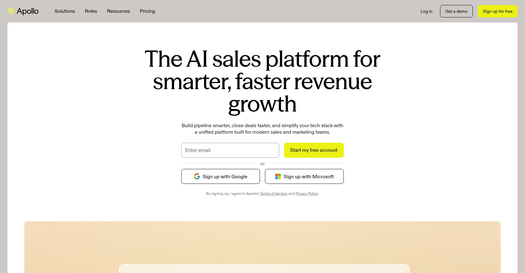 Apollo.io Screenshot