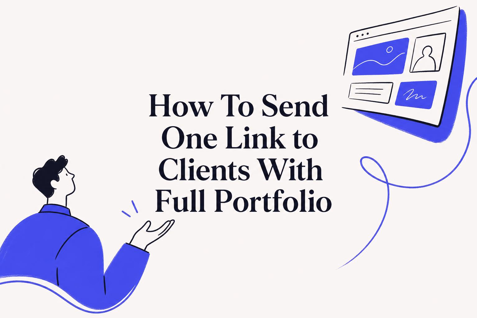 send one link to clients with full portfolio