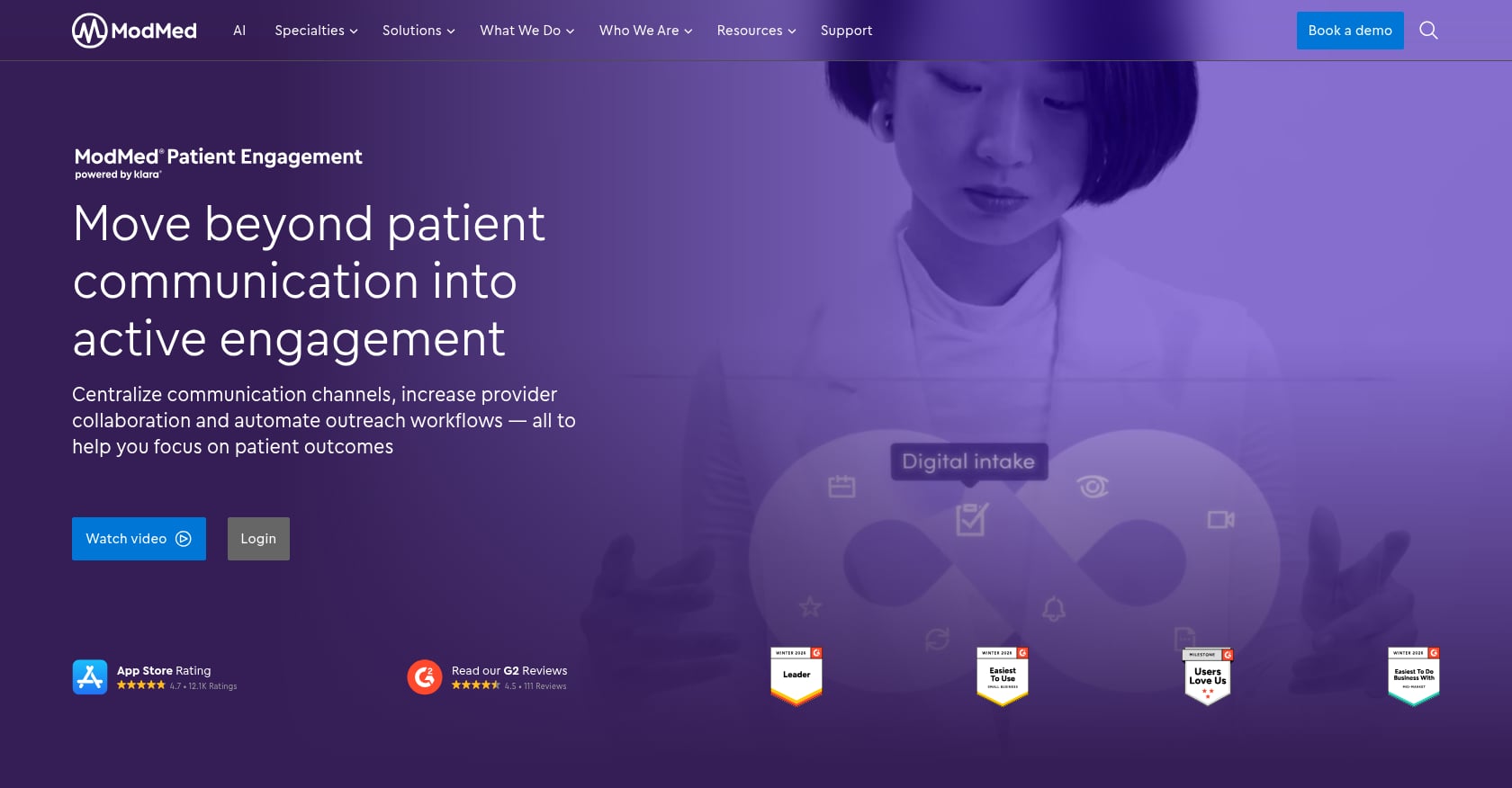 Klara (ModMed Patient Engagement) Screenshot