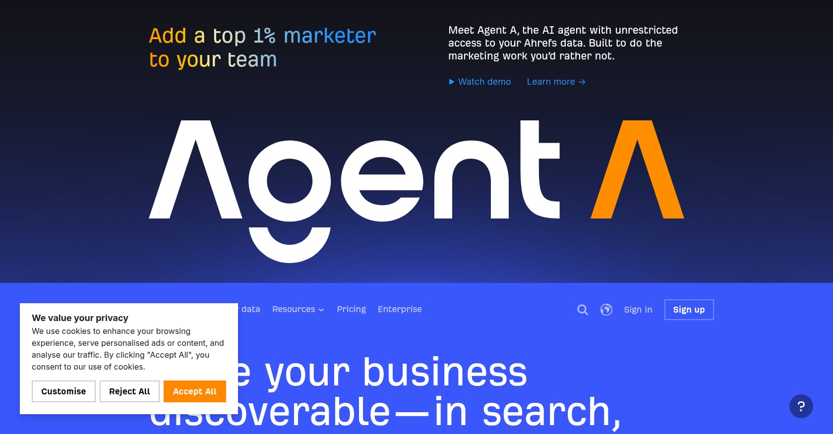 Ahrefs Screenshot