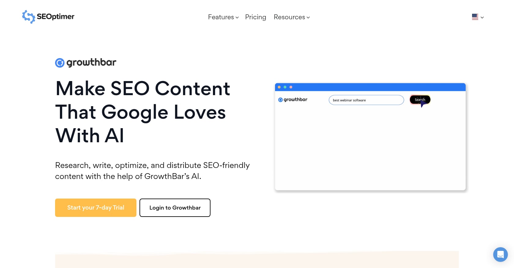 GrowthBar Screenshot