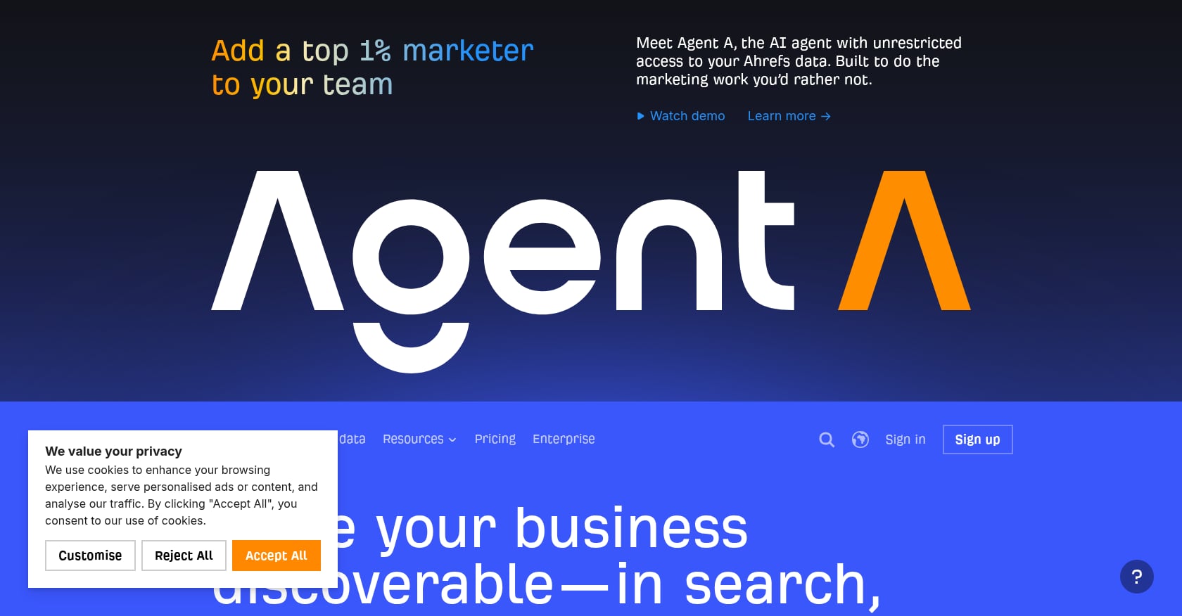 Ahrefs Screenshot