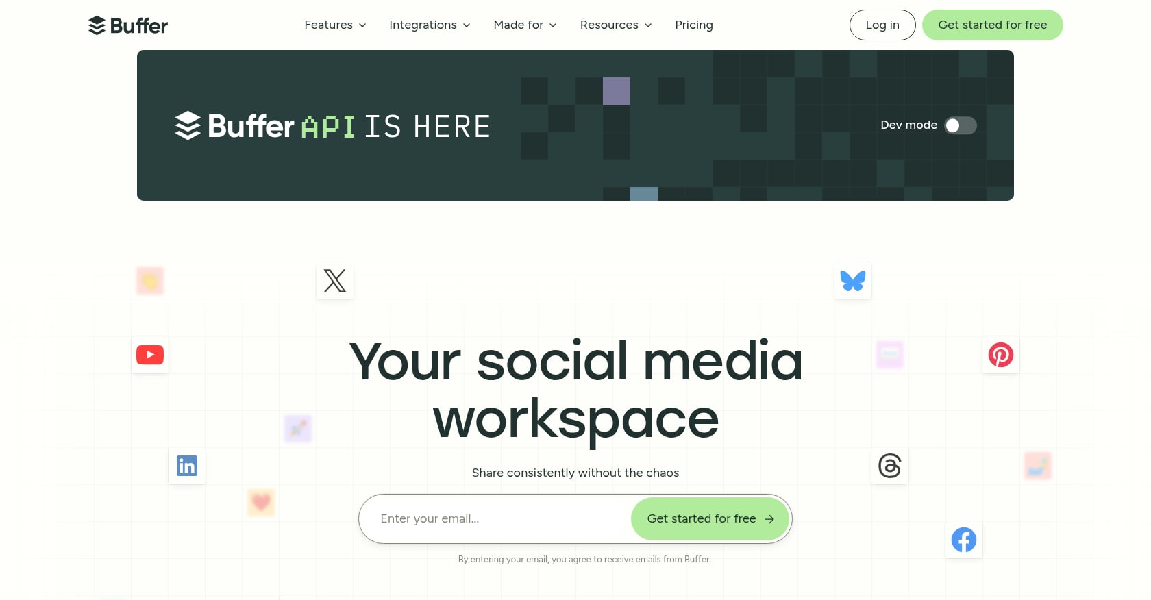Buffer Screenshot
