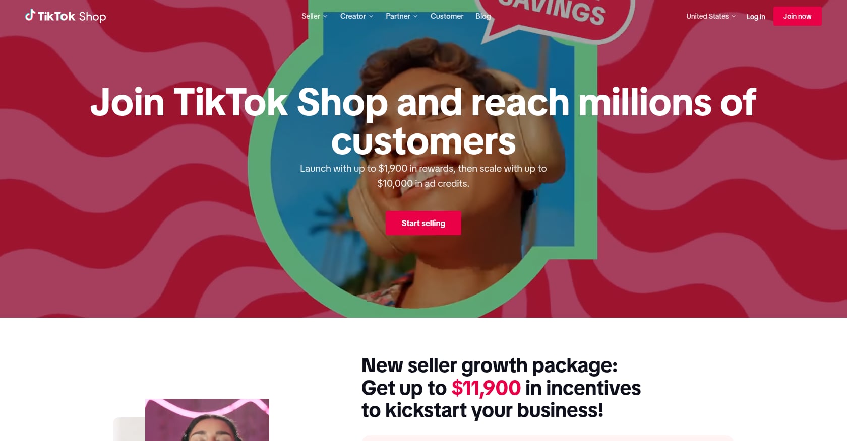 TikTok Shop Seller Center and Native AI Tools Screenshot