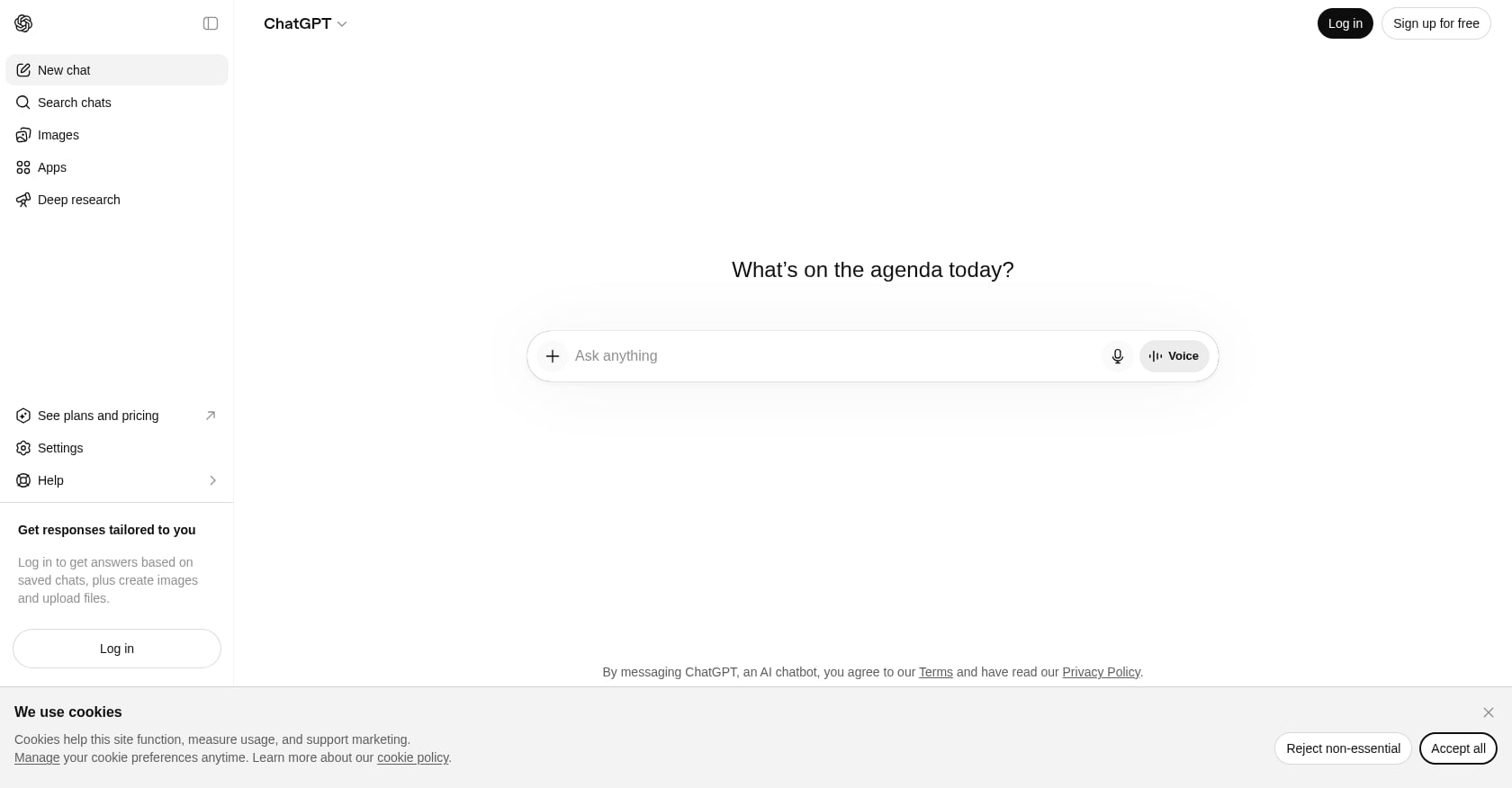 ChatGPT Screenshot
