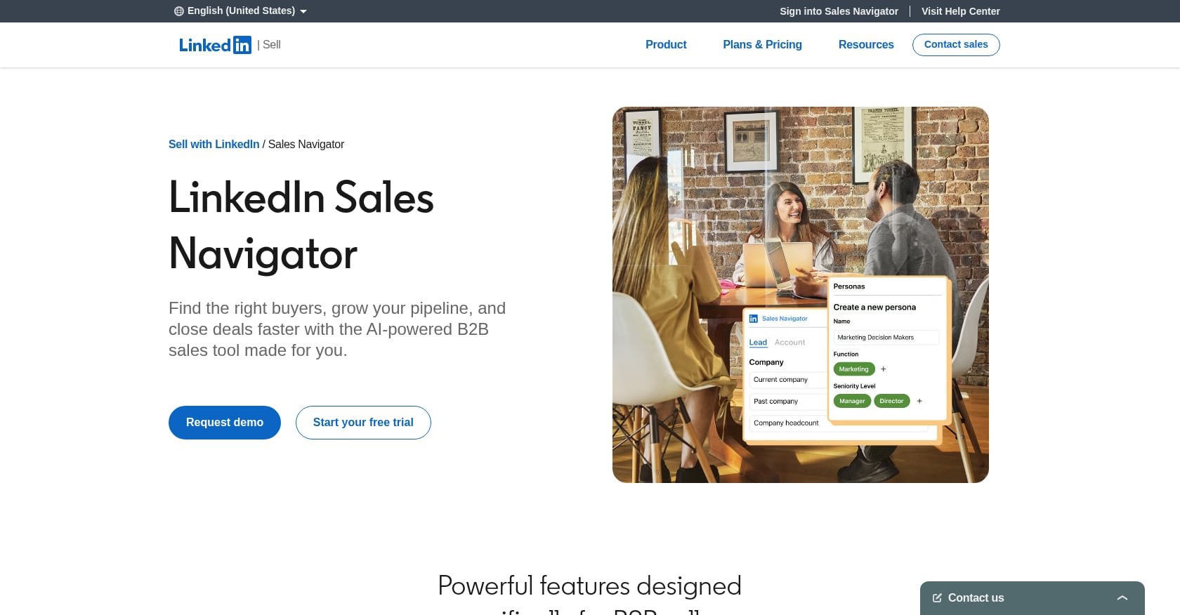 LinkedIn Sales Navigator Screenshot