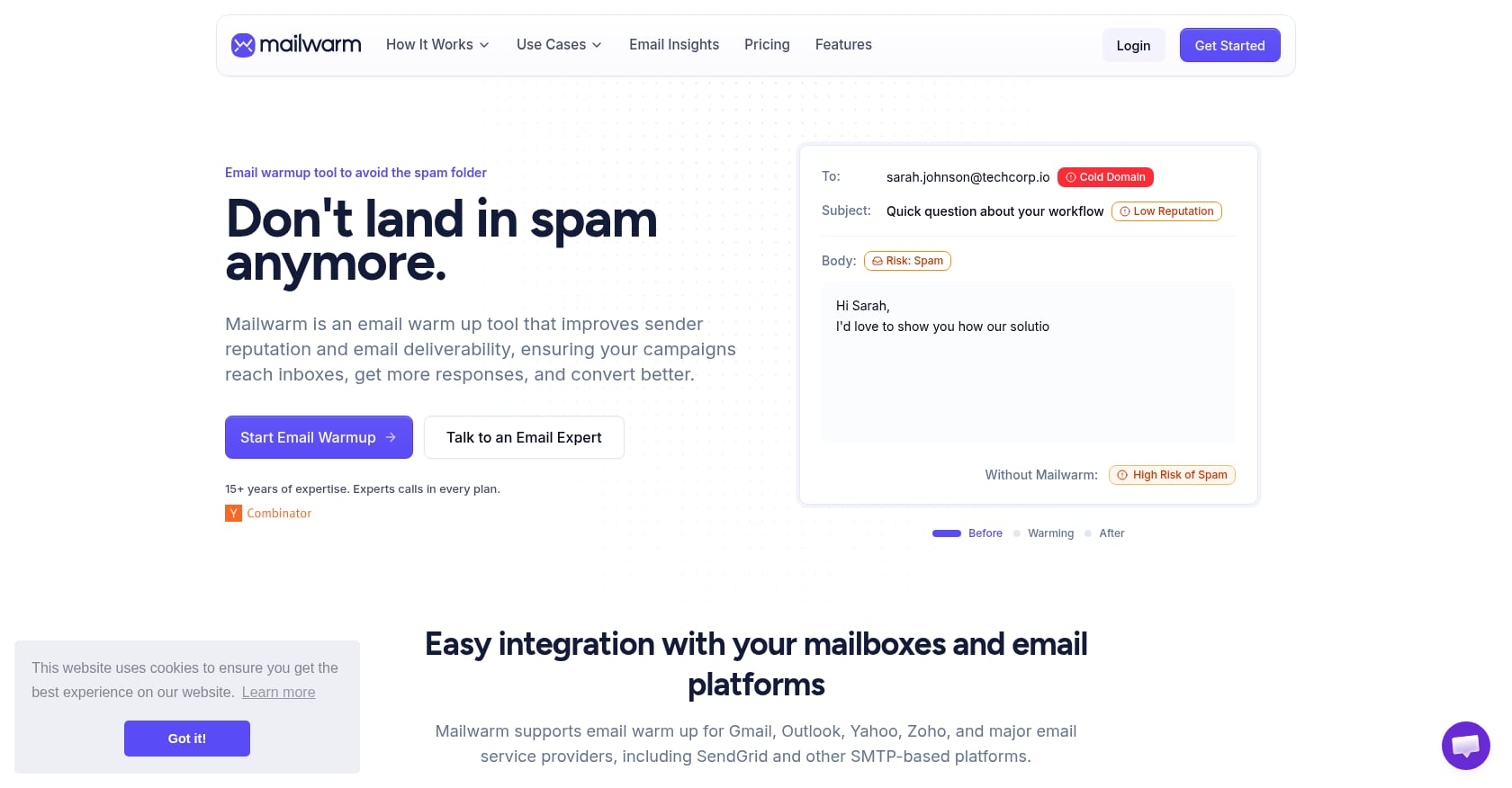 Mailwarm Screenshot