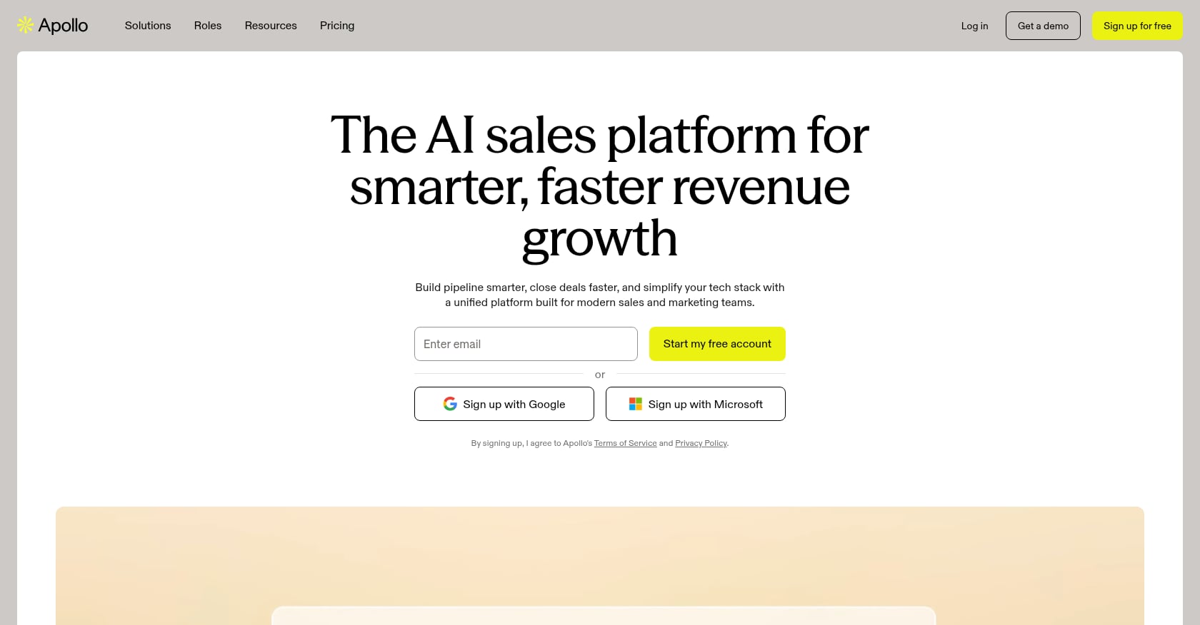 Apollo.io Screenshot