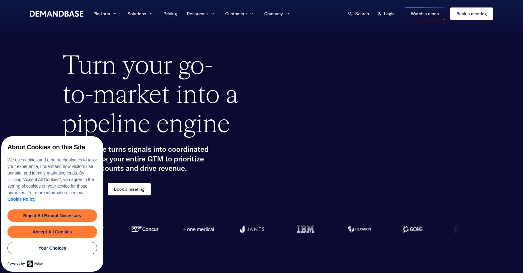 Demandbase (Agentbase) Screenshot