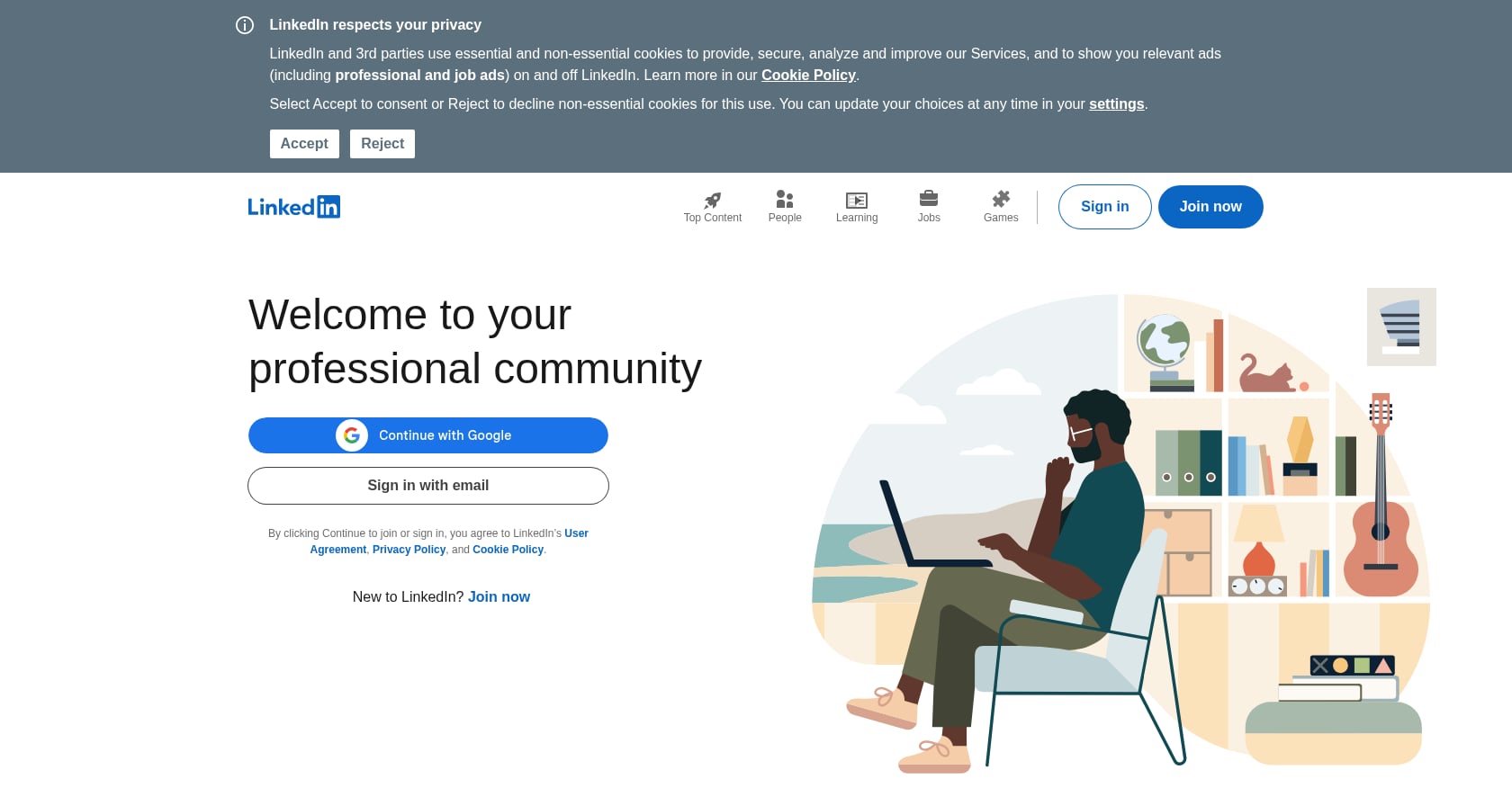 LinkedIn, "The Mom B.A." Screenshot