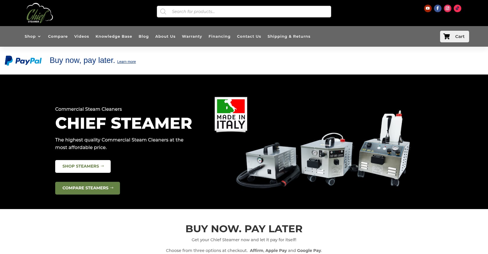 Chief Steamer MINI 125 Screenshot