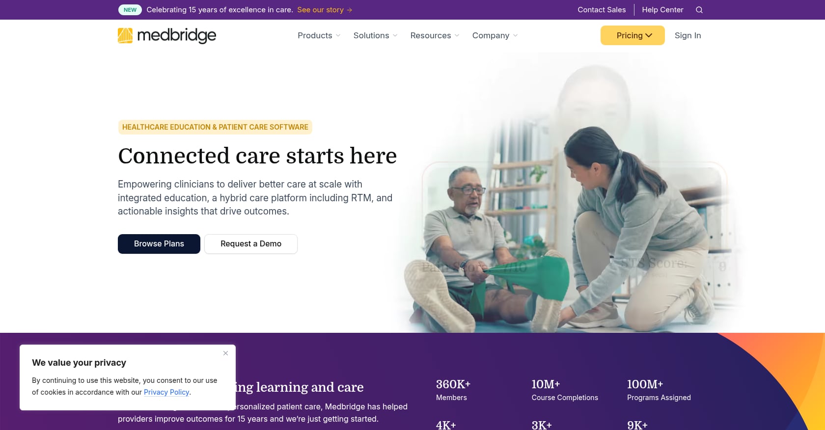 MedBridge Screenshot
