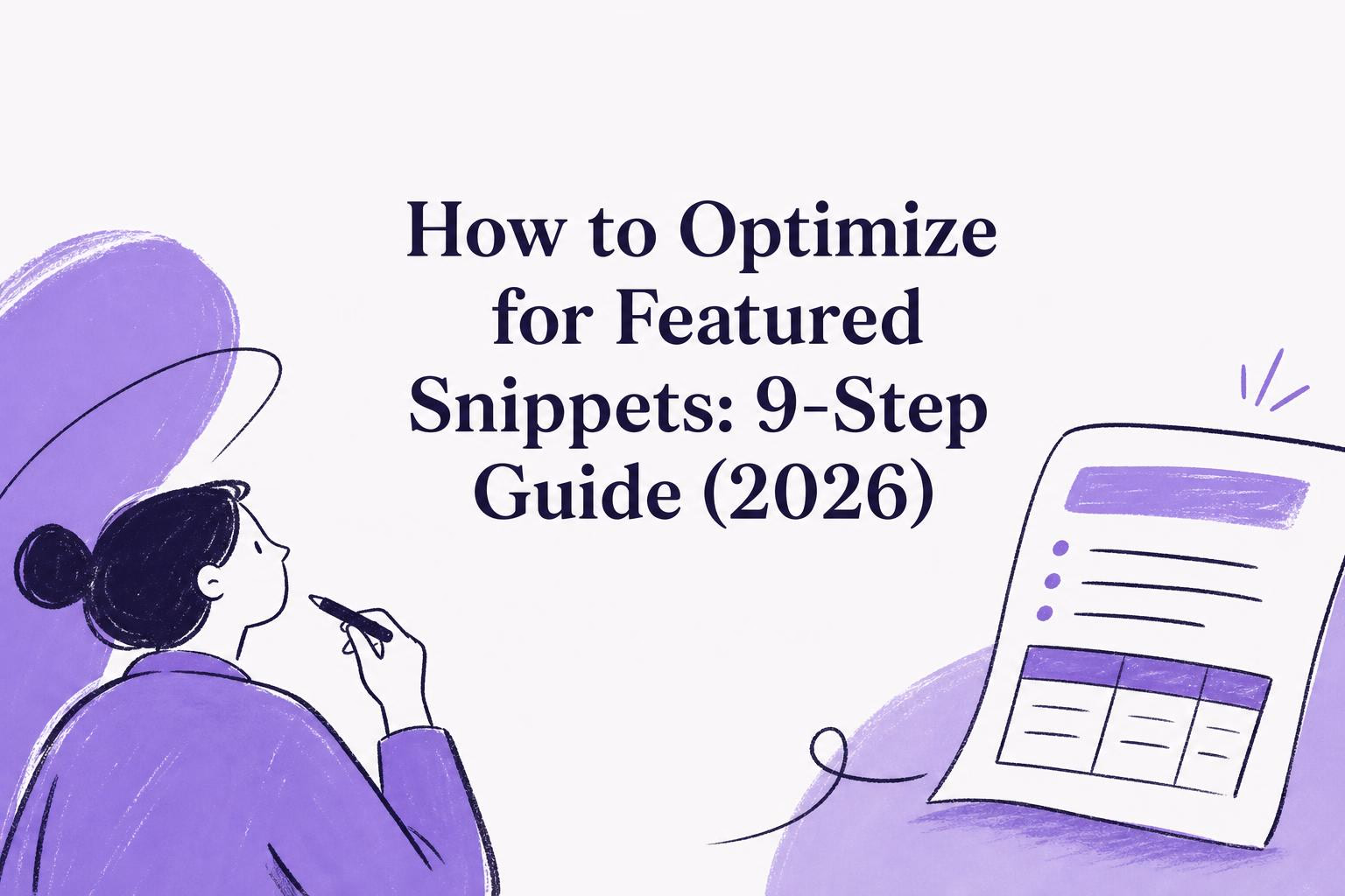 optimize for featured snippets