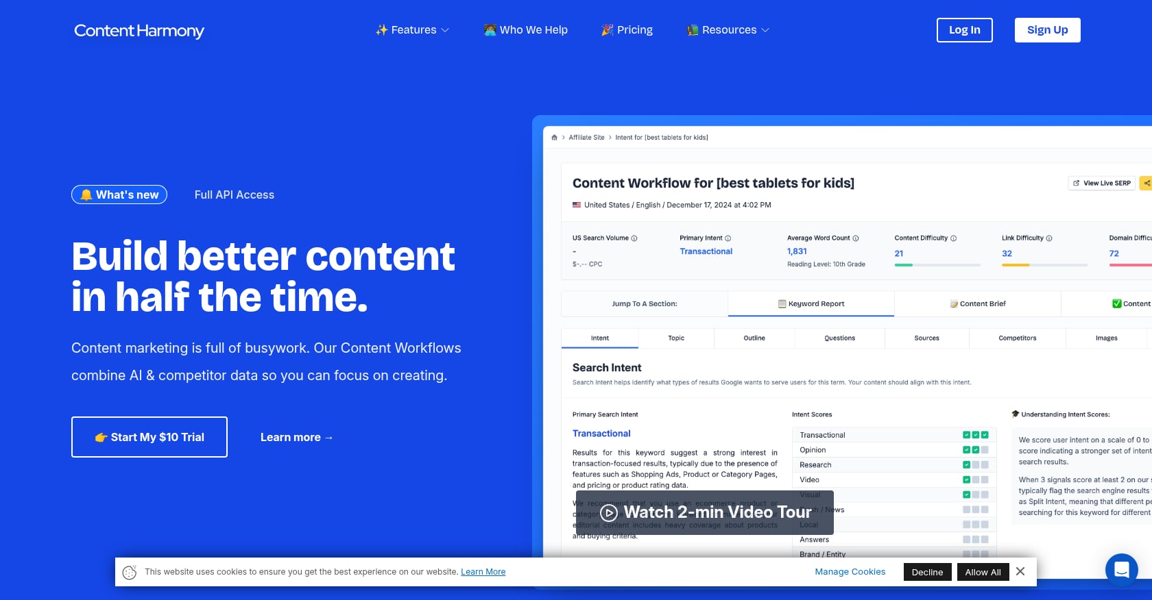 Content Harmony Screenshot