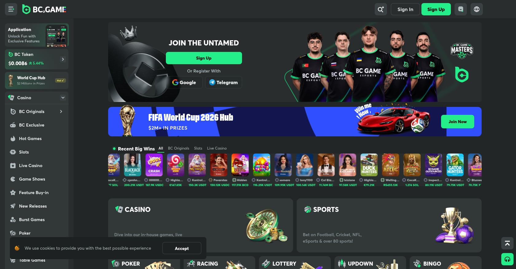 BC.Game Screenshot