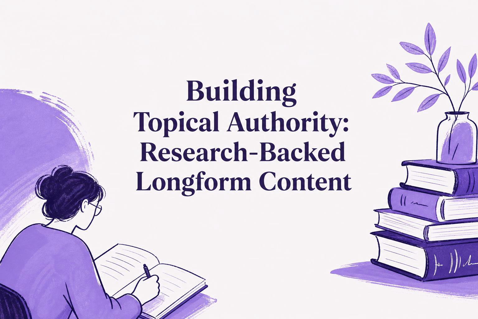 building topical authority through research-backed longform content