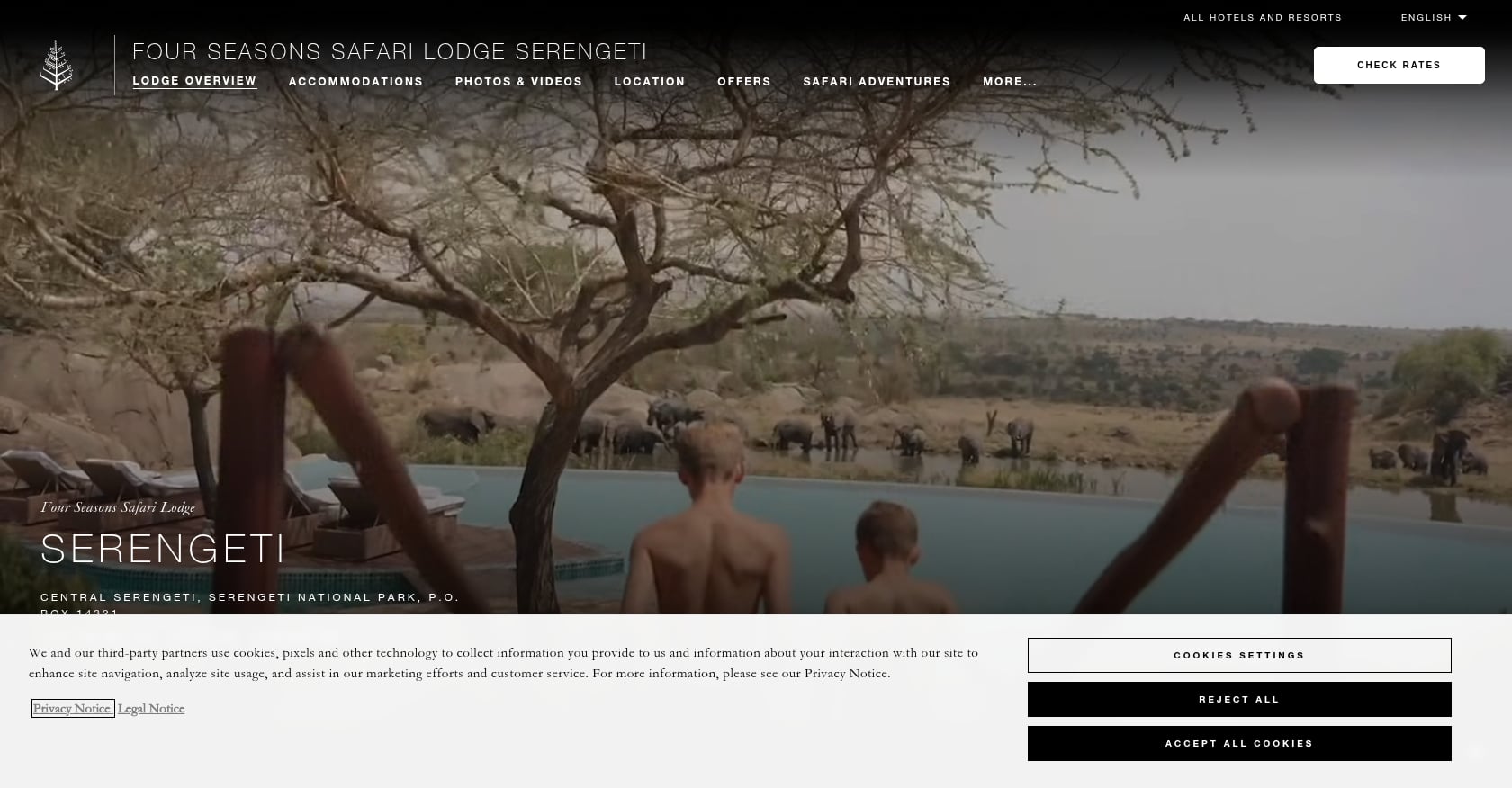 Four Seasons Safari Lodge Serengeti Screenshot
