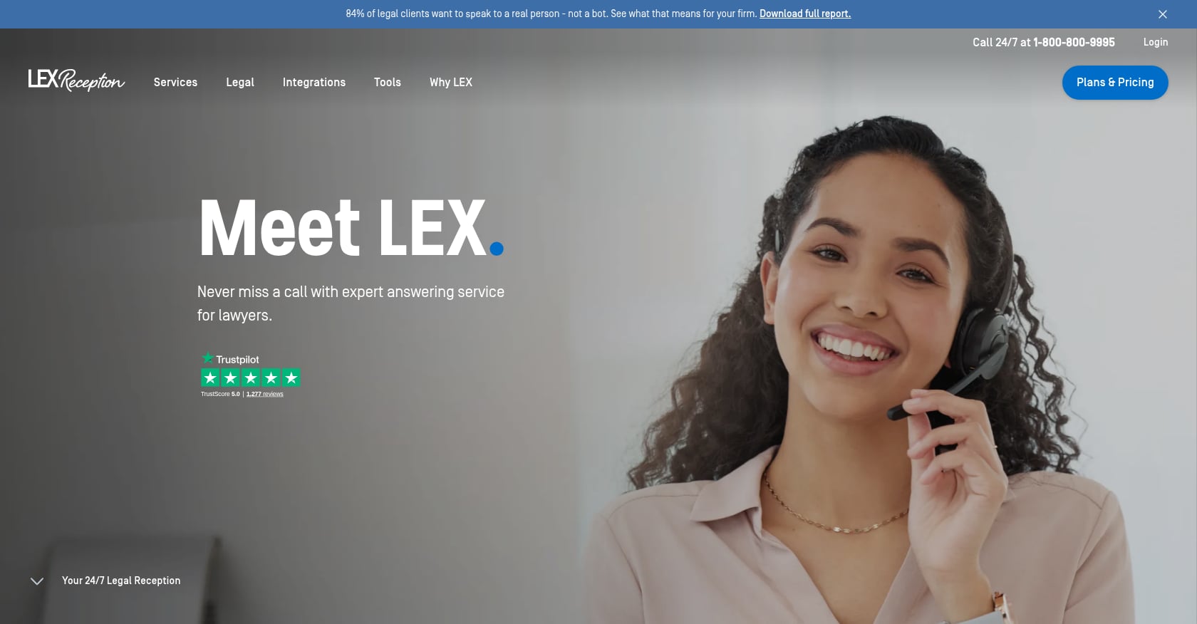 LEX Reception Screenshot