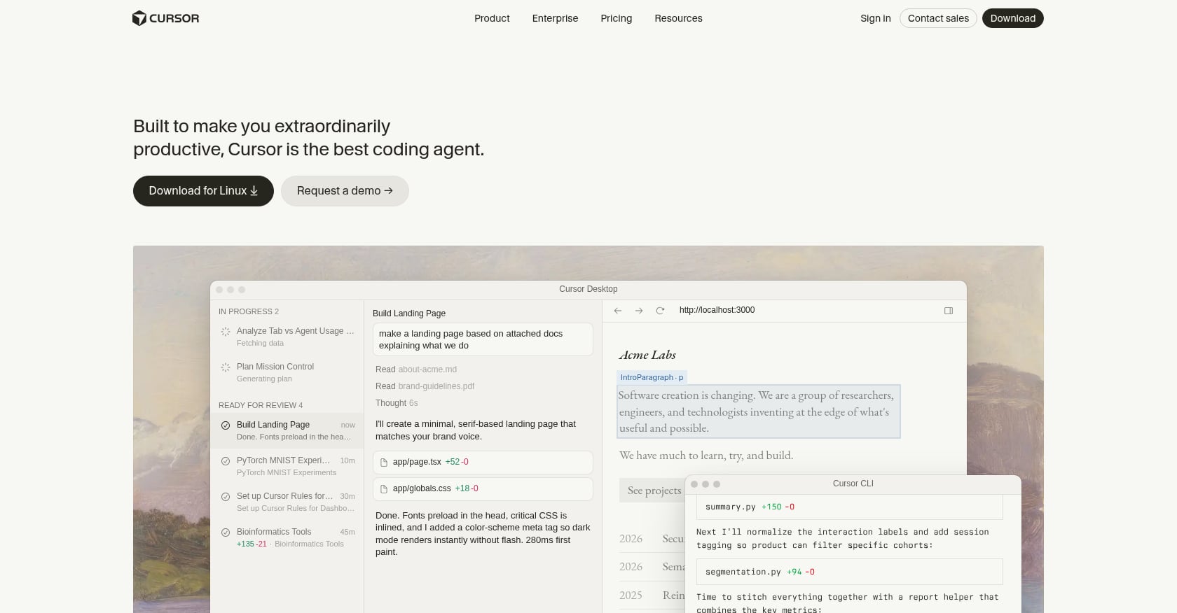 Cursor Screenshot