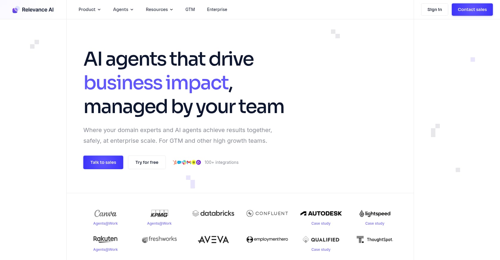 Relevance AI Screenshot